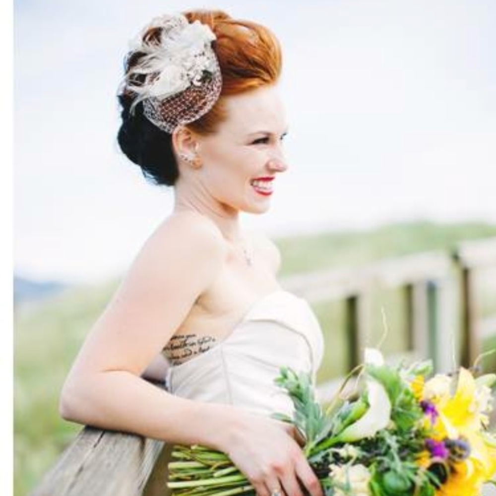 White One Tigris used wedding gown